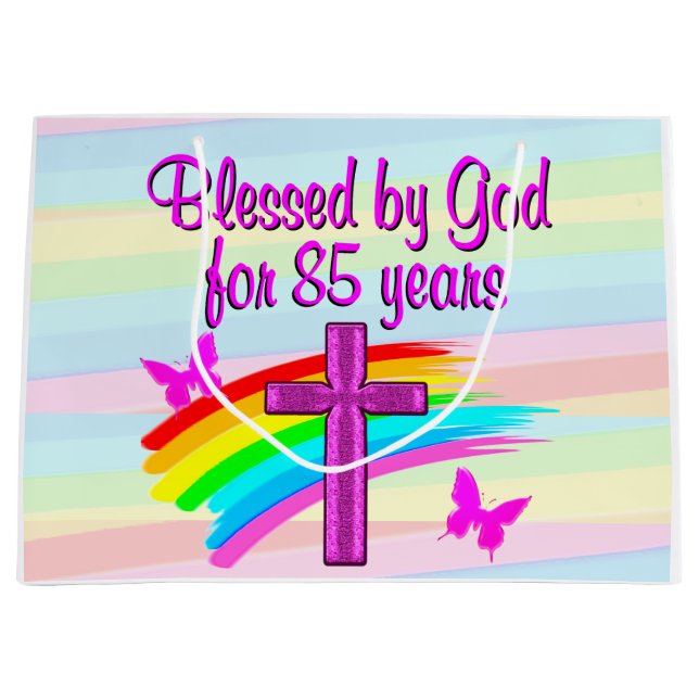 BLESSED AV GOD I 85 ÅRS GIFT BAG (Framsidan)