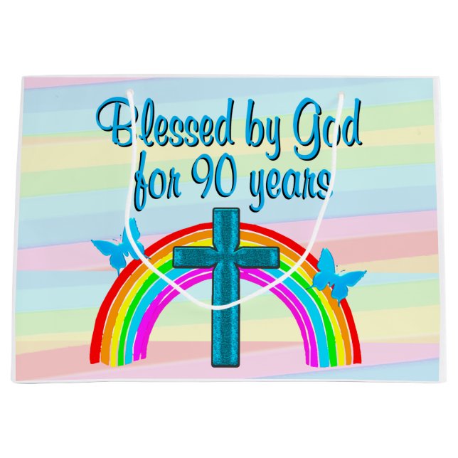 BLESSED AV GOD I 90 ÅRS GIFT BAG (Framsidan)