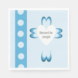 Blessed Baptism Paper Napkin Pappersservett