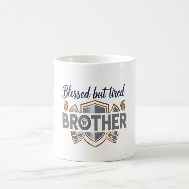 Blessed But Tired Brother Mug Kaffemugg (Center)