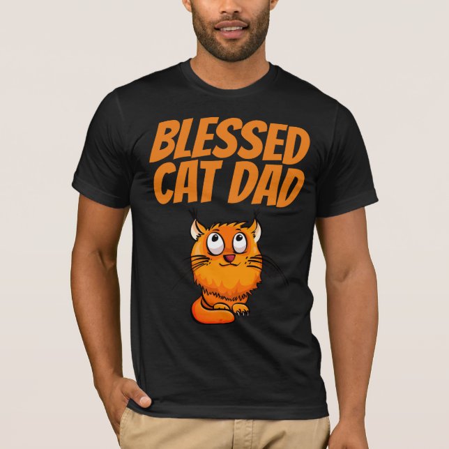 BLESSED CAT PAPPA GINGER T-SHIRTS (Framsida)