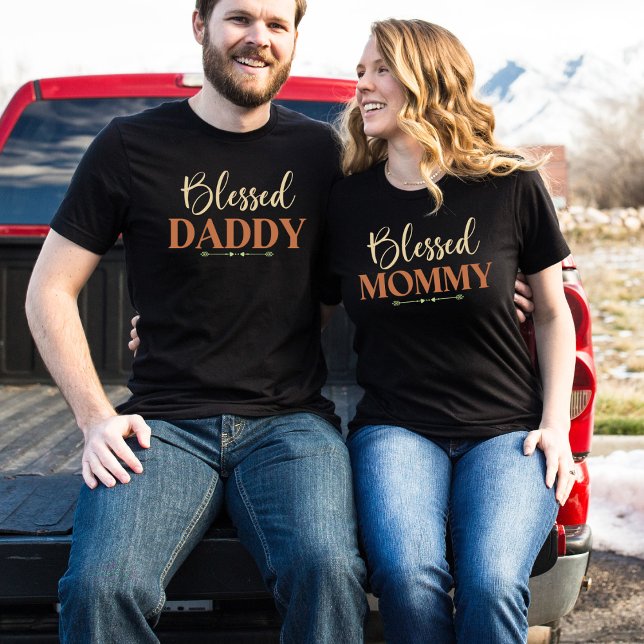 Blessed Daddy | Matching Family Christian Dad Tee (Skapare uppladdad)