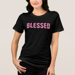 BLESSED DAM Black & Rosa T-SHIRTS