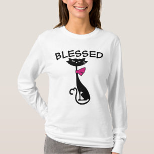BLESSED DAM CAT T-SHIRTS