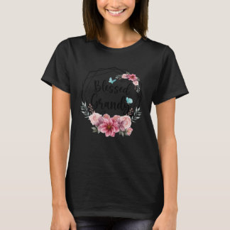 Blessed Grandy with Floral Mother s Day 2023 T Shirt