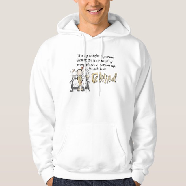 BLESSED HOODIE (Framsida)