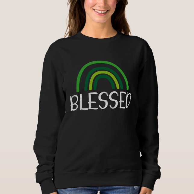 Blessed Irish Saint Patrick's Day Paddy's Day Gree T Shirt (Framsida)