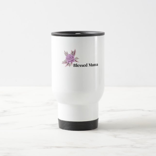 Blessed Mama Floral Coffee Mug Resemugg (Center)