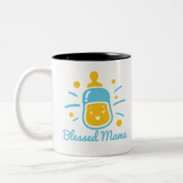 Blessed Mama Två-Tonad Mugg
