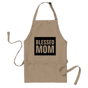 BLESSED MAMMA Kitchen Aprons Förkläde
