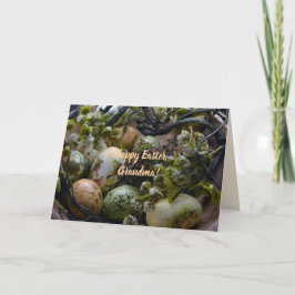 BLESSED MED GRANDMA PÅSK-KORT TACK KORT