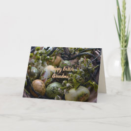 BLESSED MED GRANDMA PÅSK-KORT TACK KORT