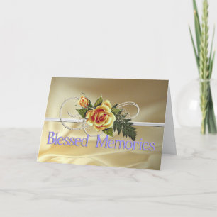Blessed Memories Mother Sympathy Kort