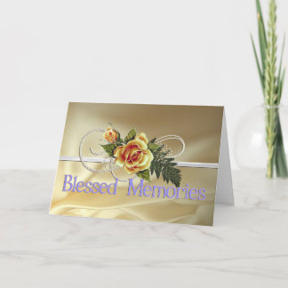 Blessed Memories Mother Sympathy Kort