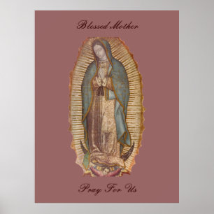 BLESSED MOR PRAY FOR US (EXTRA STORGE 40 X53) POSTER