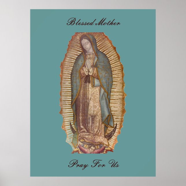 BLESSED MOR PRAY FOR US (EXTRA STORGE 40 X53) POSTER (Framsidan)