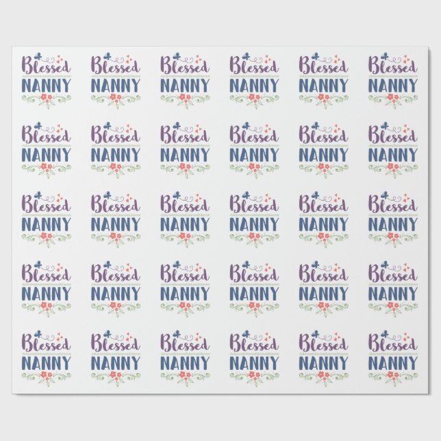 Blessed Nanny Presentpapper (Platt)