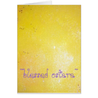 ~blessed ostara~ hälsningskort