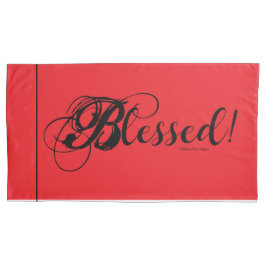 Blessed! Pillow Case Set (Red)