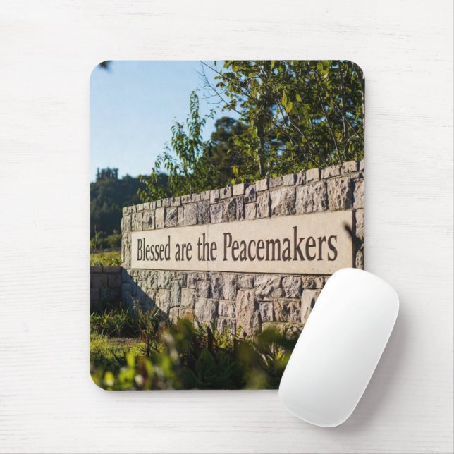 Blessed R the Peacemakers MousePad Musmatta (Med mus)