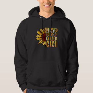 Blessed To Be Called Gigi Cute Sunflower Women Mot Hoodie