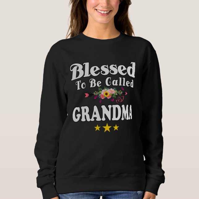 Blessed To Be Called Grandma Cute Mother s Day Sun T Shirt (Framsida)