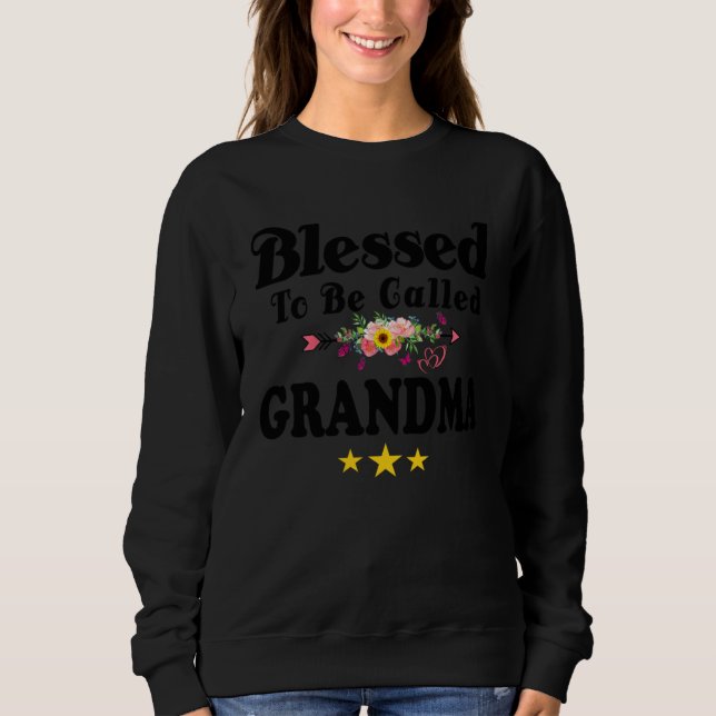 Blessed To Be Called Grandma Cute Mother s Day Sun T Shirt (Framsida)