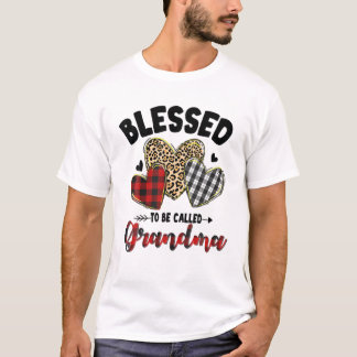 Blessed To Be Called Grandma Mother T Shirt