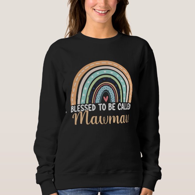 Blessed To Be Called Mawmaw Rainbow Mothers Day Ma T Shirt (Framsida)