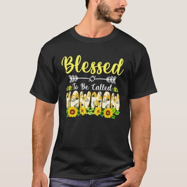Blessed To Be Called Mawmaw  Sunflower Mother s Da T Shirt (Framsida)