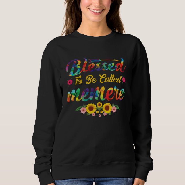 Blessed To Be Called Memere  Mothers Day T Shirt (Framsida)