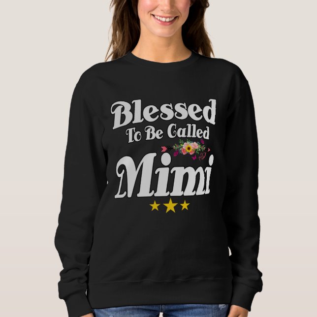 Blessed To Be Called MiMi Cute Mother s Day Sunflo T Shirt (Framsida)