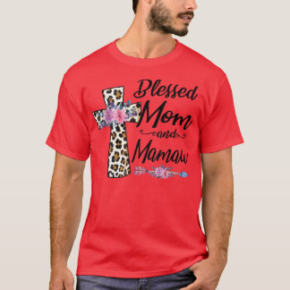 Blessed To Be Called Mom and Mamaw Funny Grandma M T Shirt