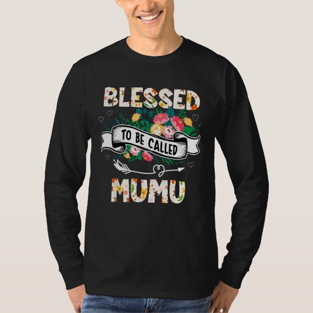 Blessed To Be Called MuMu  Grandma Mother s Day Pa T Shirt (Framsida)