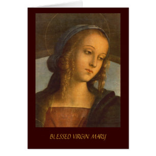 BLESSED VIRGIN MARY HÄLSNINGSKORT