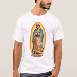 Blessed Virgin of Guadalupe Men's Tee Shirt