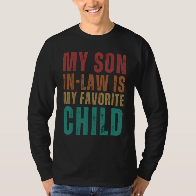 Blessed with the Best My Son In Law is my Favorite T Shirt (Framsida)