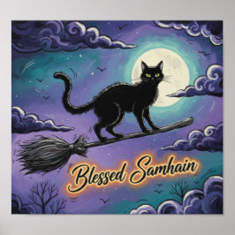 BlessedSamhainCat Poster