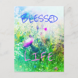 BLESSEED LIFE VERDE POSTCARD VYKORT