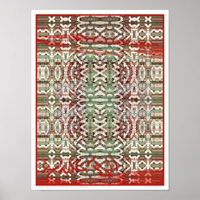 Blessen från en Diamondback Bowstring Tunga Poster (Framsidan)