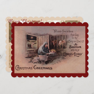 Blessen med julklapp julkort