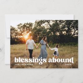 Blessens Abound Religiösa jul Julkort