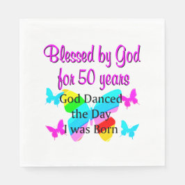 BLESSERAD AV GOD I 50 ÅR PAPPERSSERVETT