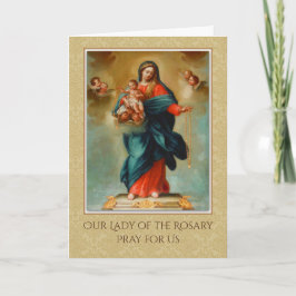 BLESSESED VIRGIN MARY JESUS HELIGA ROSARY KORT