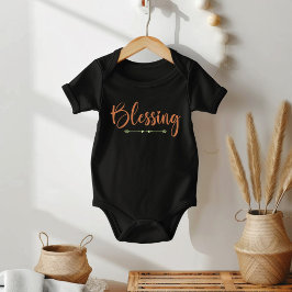 Blessing Baby | Kristna Nyfödda Familj Matchande T Shirt