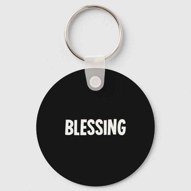 Blessing In Disguise Funny Halloween Costume Idea  Nyckelring (Framsida)