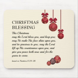 BLESSING kan få Herren Bless You CHRISTMAS Musmatta