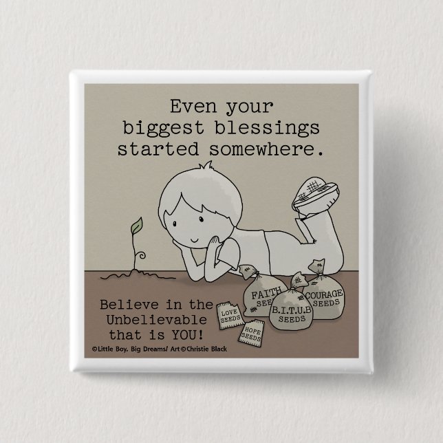 Blessingar har startat någonstans knapp (Framsida)