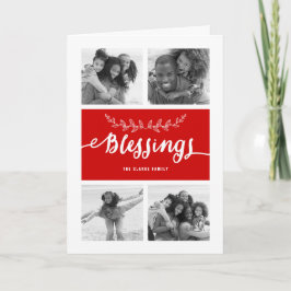 Blessings Collage | Helgdag fotohälsningskort Helgkort