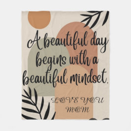 BLESSINGS DISIGN ON Fleece Blanket